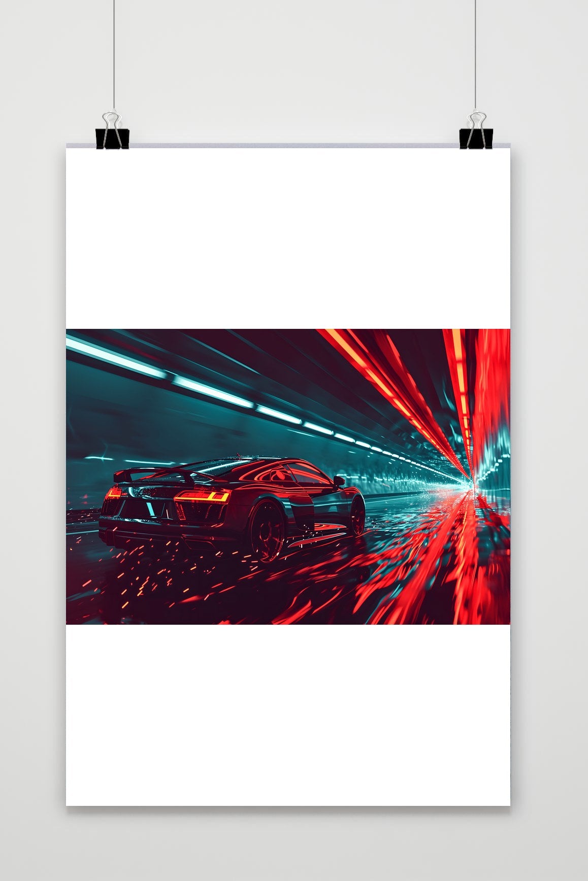 Póster Audi RS Túnel de 25 Artstreet