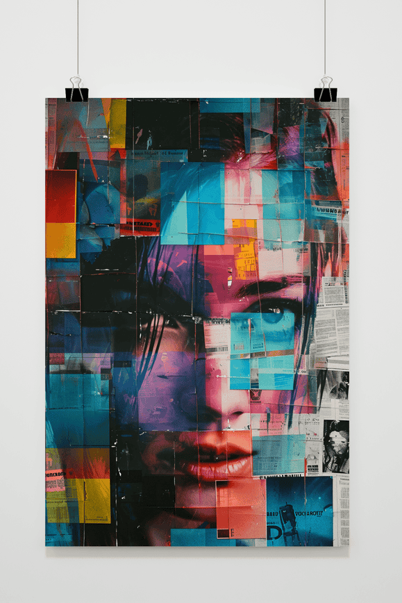 Póster Cajas de Papel de 25 Artstreet