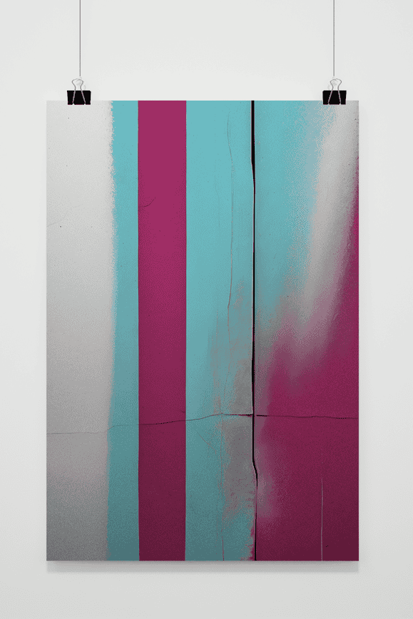 Póster Cyan Magenta de 25 Artstreet