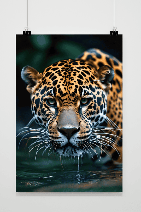 Drinkende Jaguar