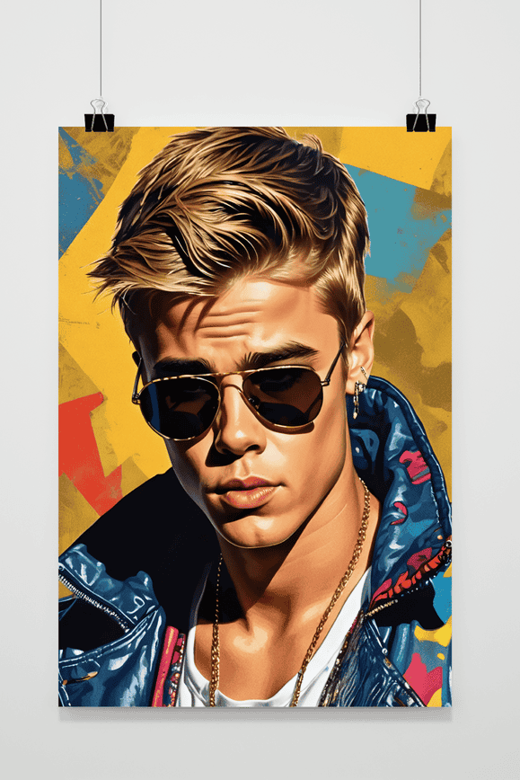 Justin Bieber Brille Poster