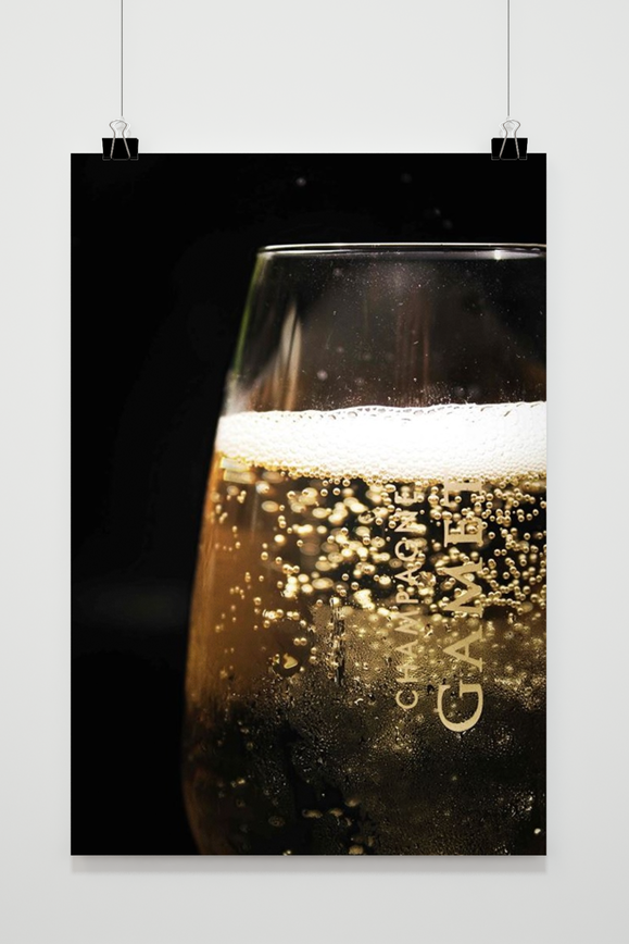 Champagne Bubbles poster