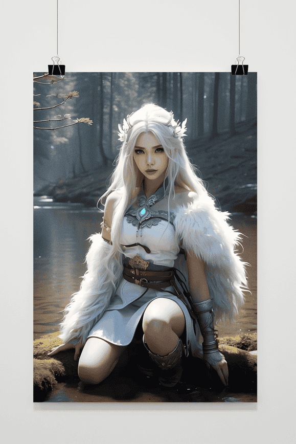 Póster Princesa Anime Bosque