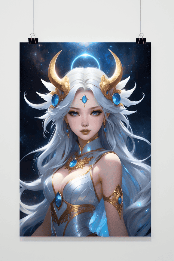 Póster Princesa Anime Fantasy