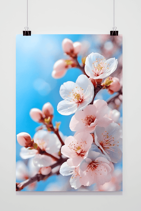 Affiche Fleurs de Printemps de 25 Artstreet