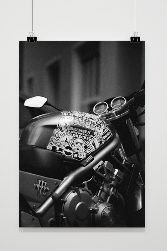 Póster Moto Americana de 25 Artstreet
