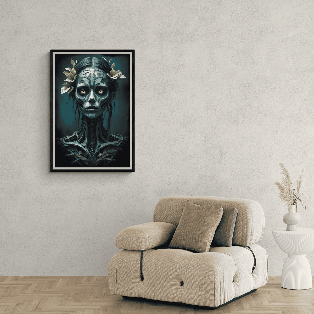 Día de los Muertos en un interior