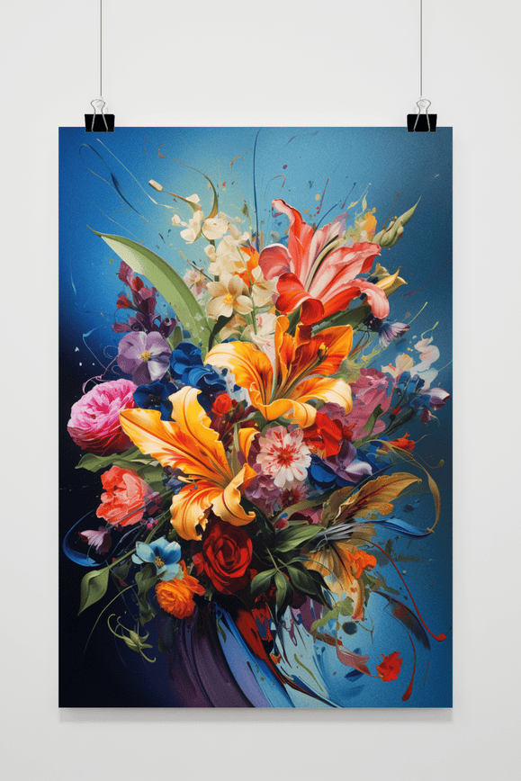 Blumengesteck Poster