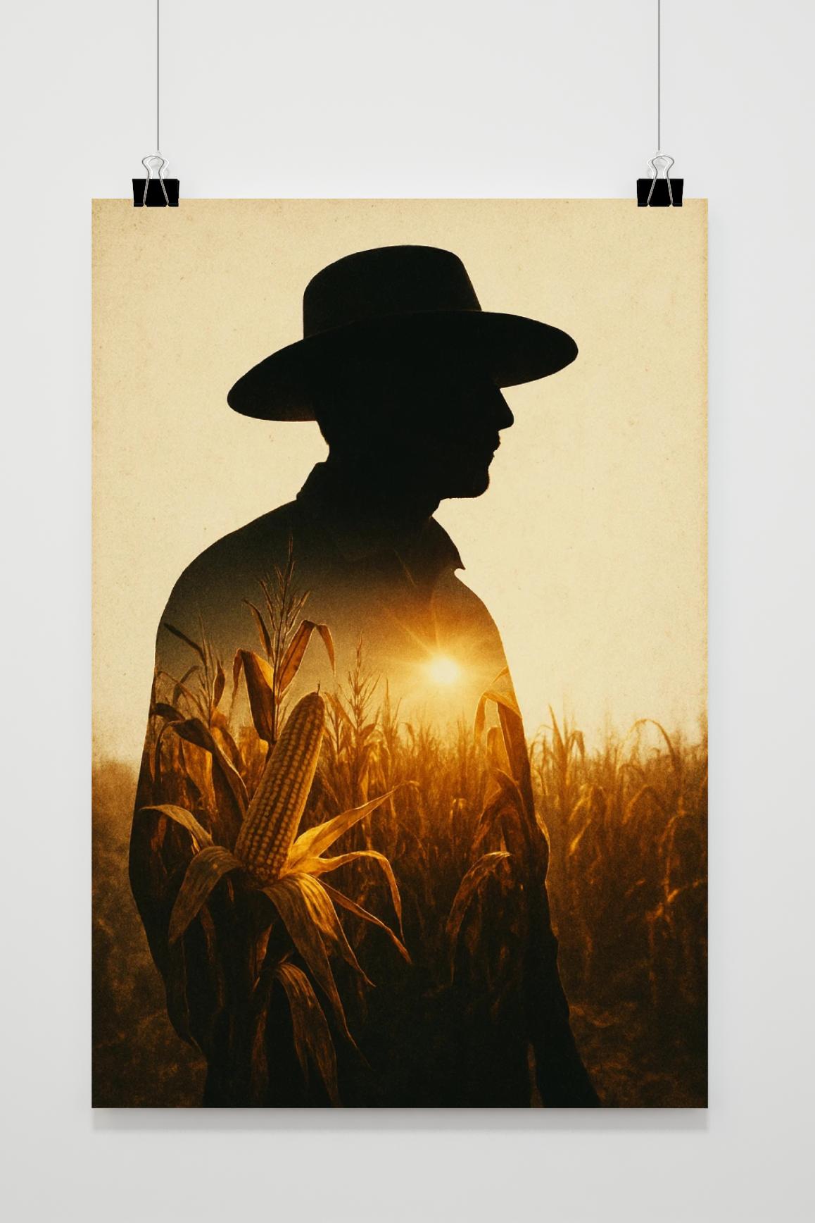 Cowboy Corn field im Interieur