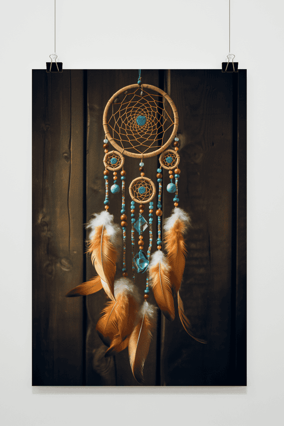 Dreamcatcher Wood poster