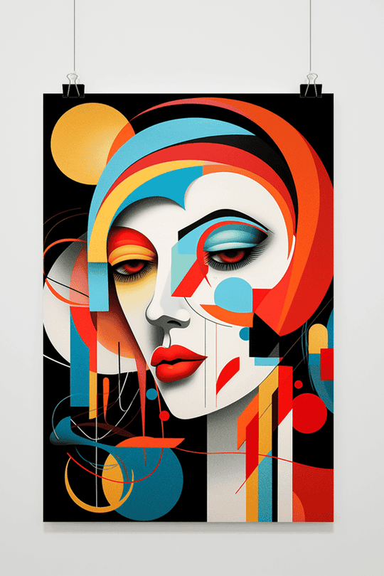 Abstract Vrouw