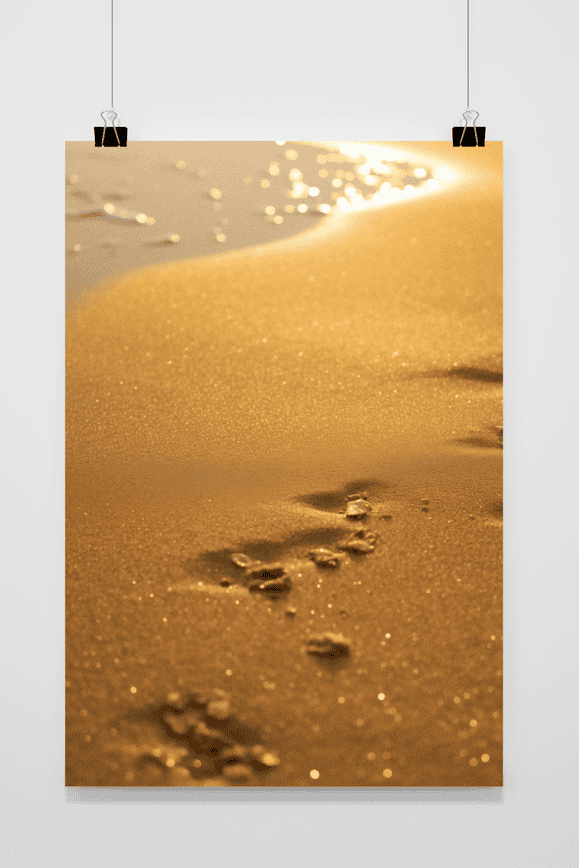 Affiche La Plage de 25 Artstreet
