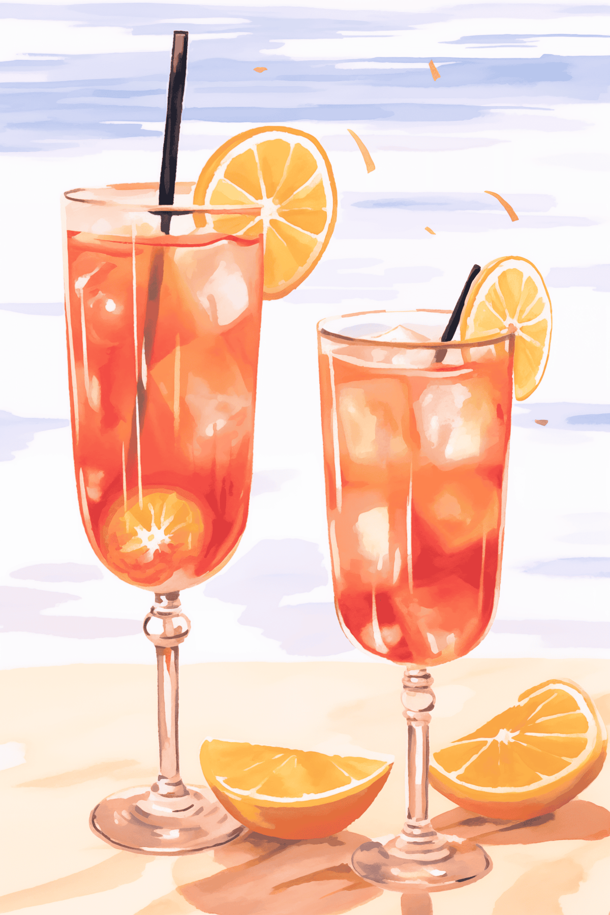 Aperol Spritz en un interior