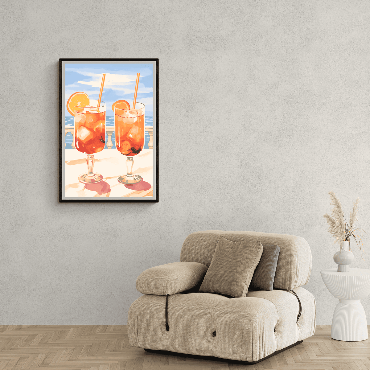 Aperol Spritz Balcon dans un intérieur