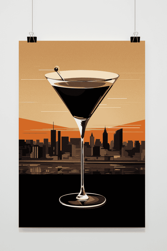 Póster Espresso Martini de 25 Artstreet