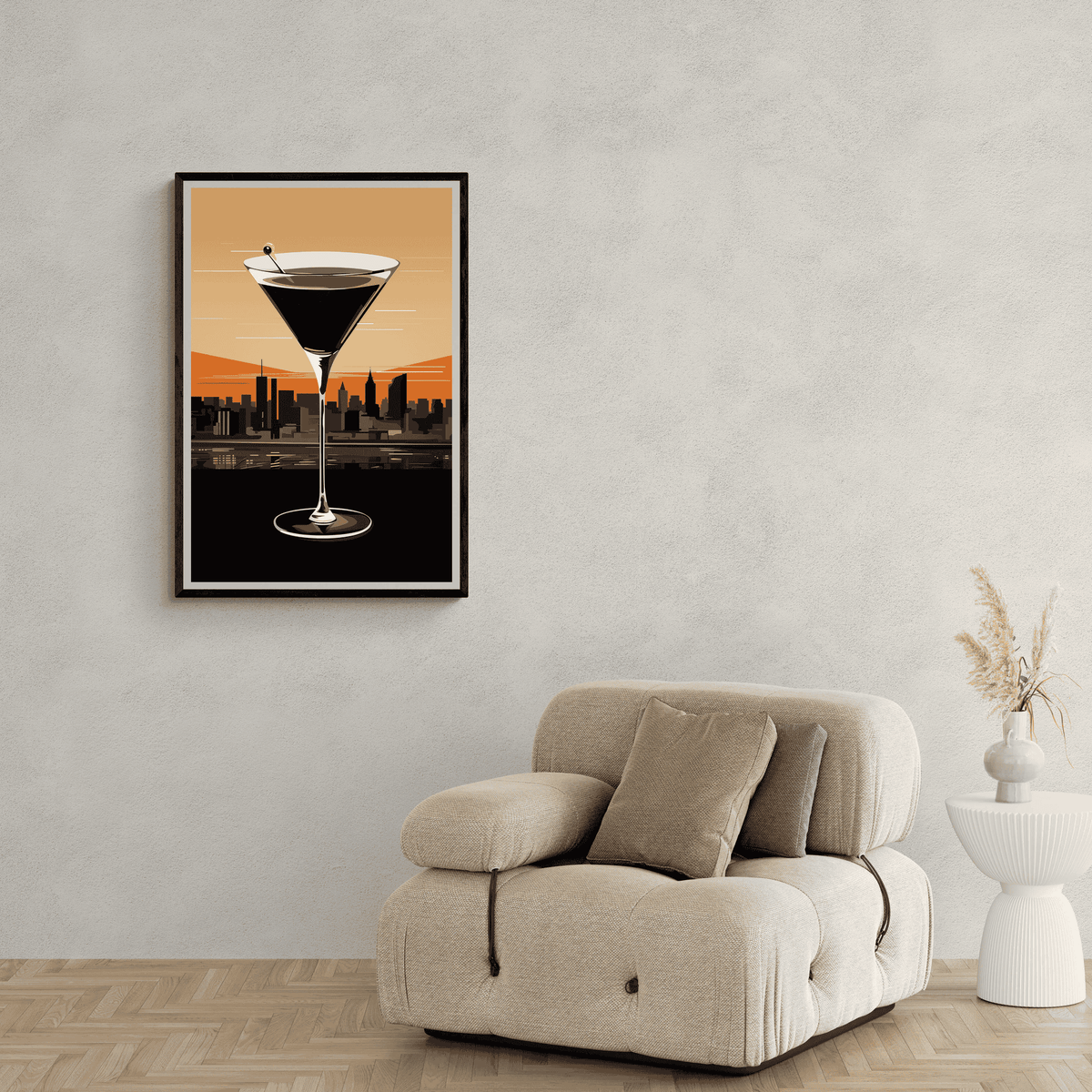 Espresso Martini en un interior