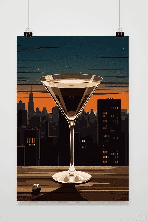 Affiche Espresso Martini de 25 Artstreet