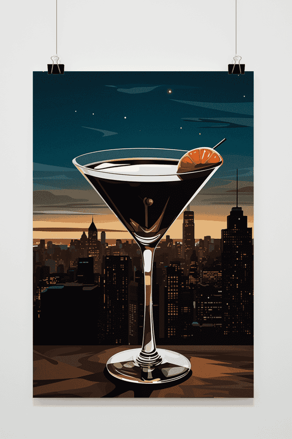 Póster Espresso Martini de 25 Artstreet