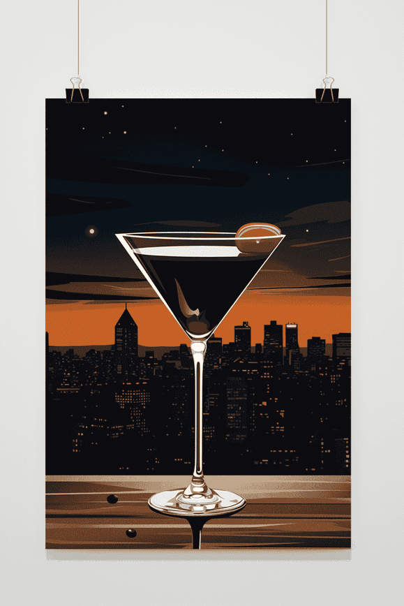 Póster Espresso Martini de 25 Artstreet