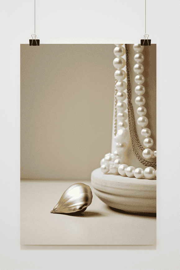 Póster Perlas Doradas de 25 Artstreet