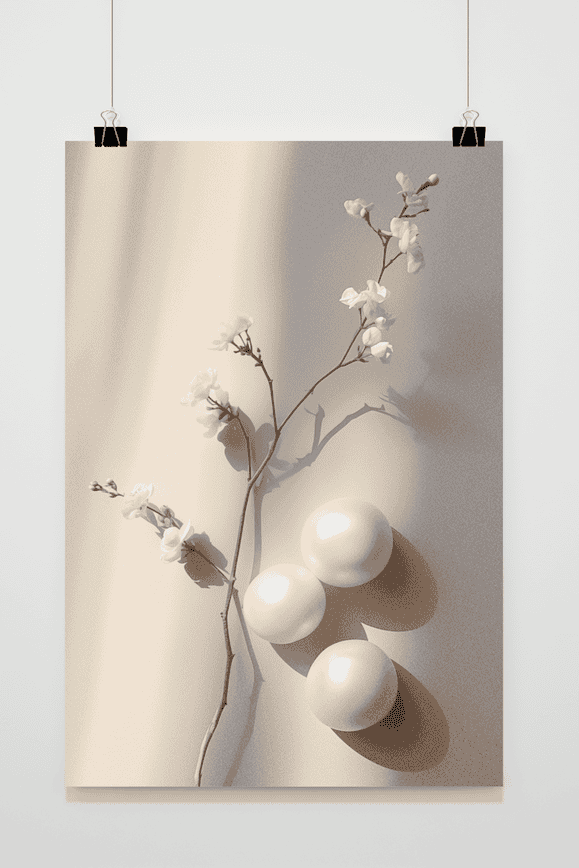 Póster Perlas y Flores de 25 Artstreet