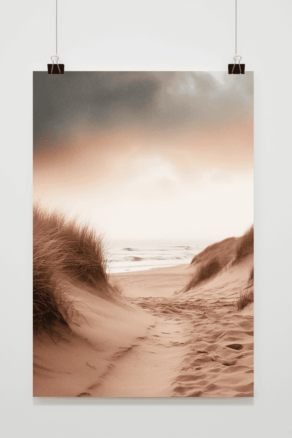 Duinwandeling poster