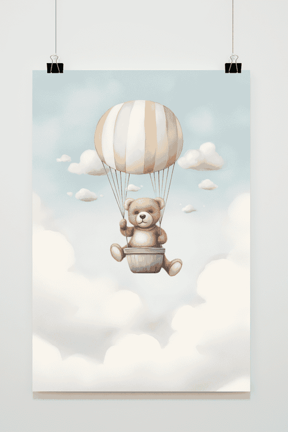 Póster Osito Globo de 25 Artstreet
