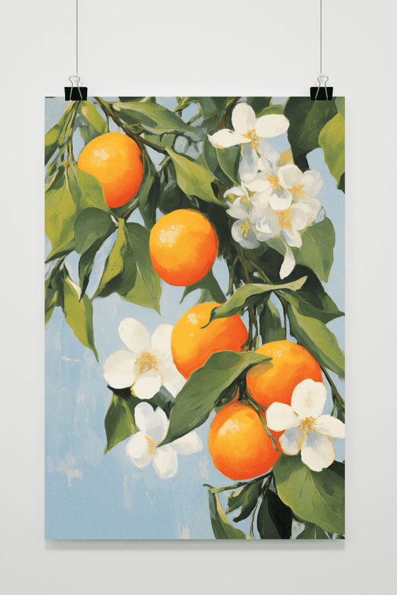 Póster Naranjas de 25 Artstreet