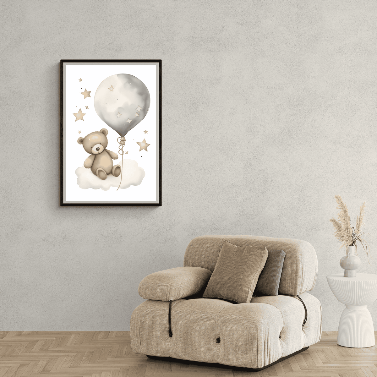 Ourson Nuage dans un intérieur