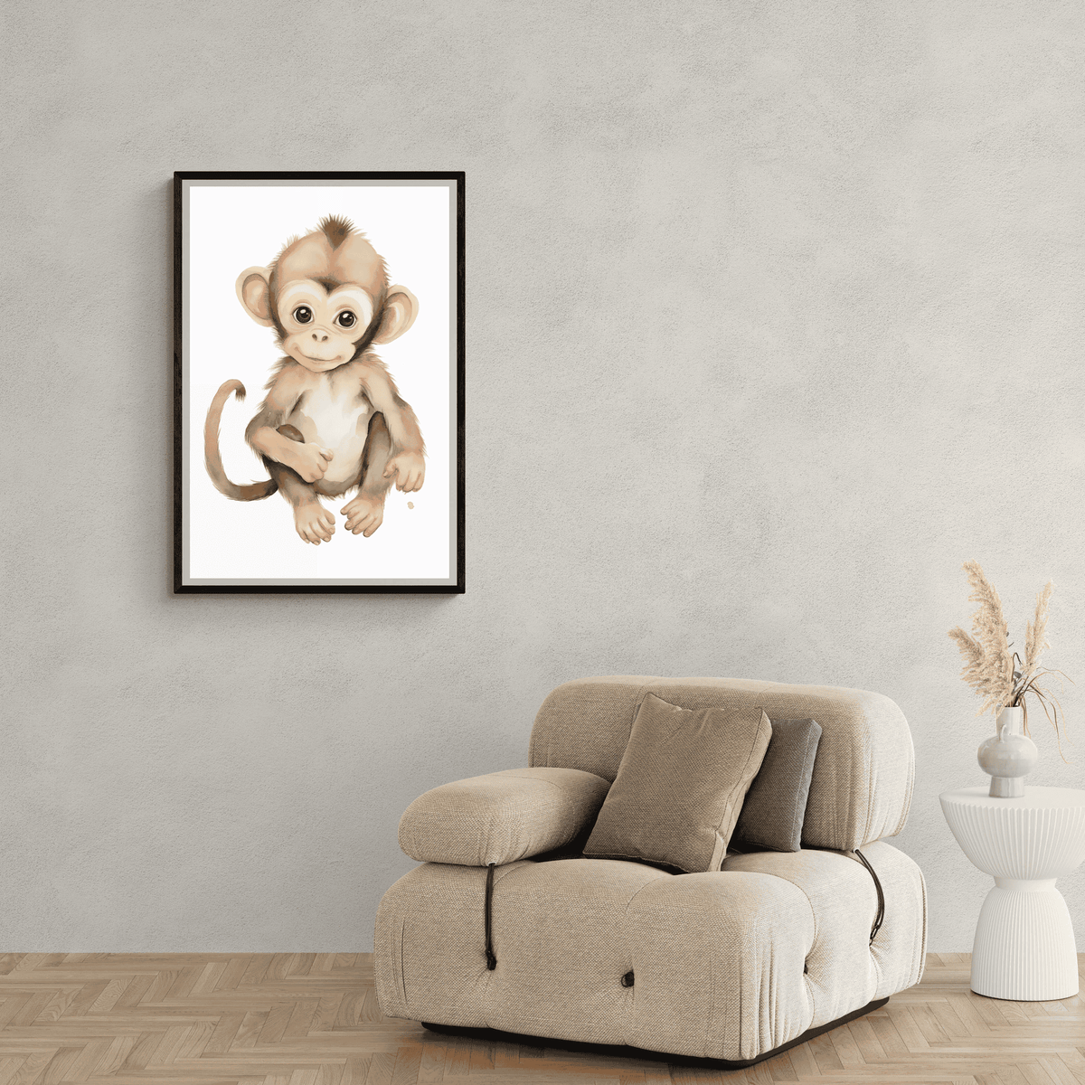 Monito Bebé en un interior