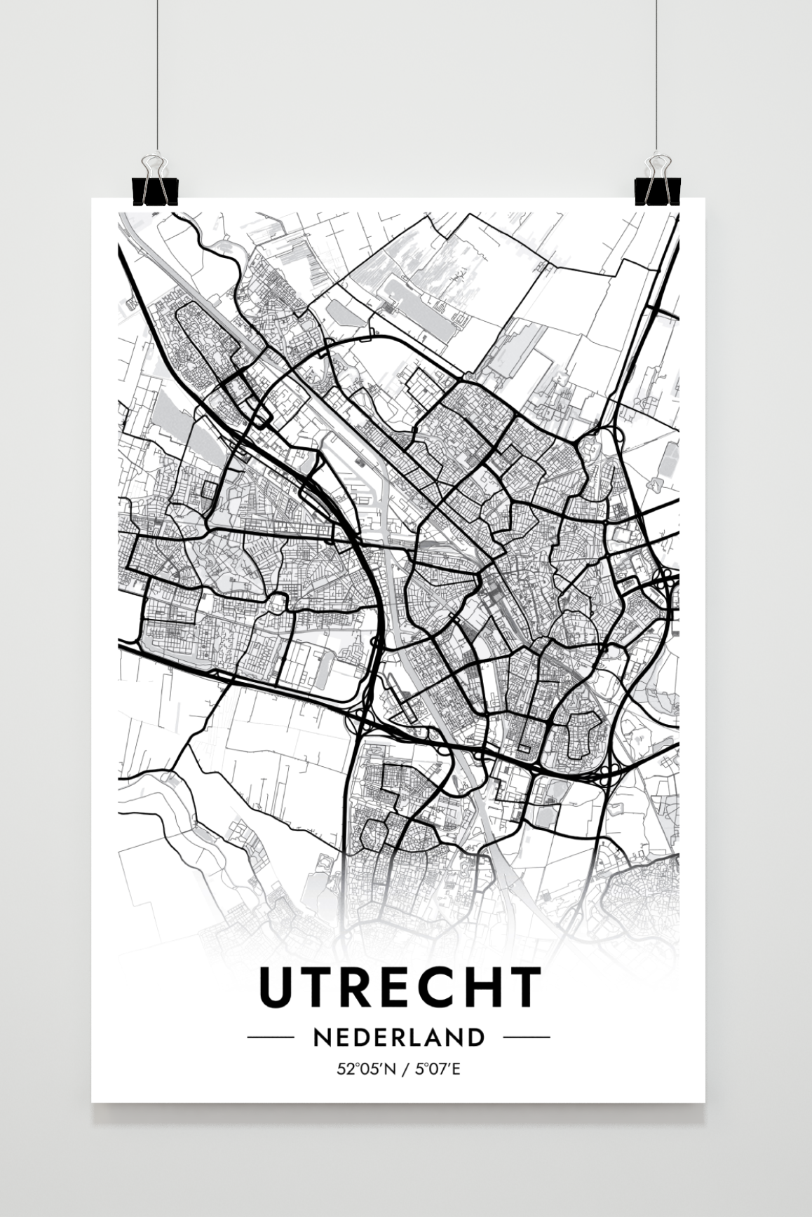 Utrecht Map en un interior