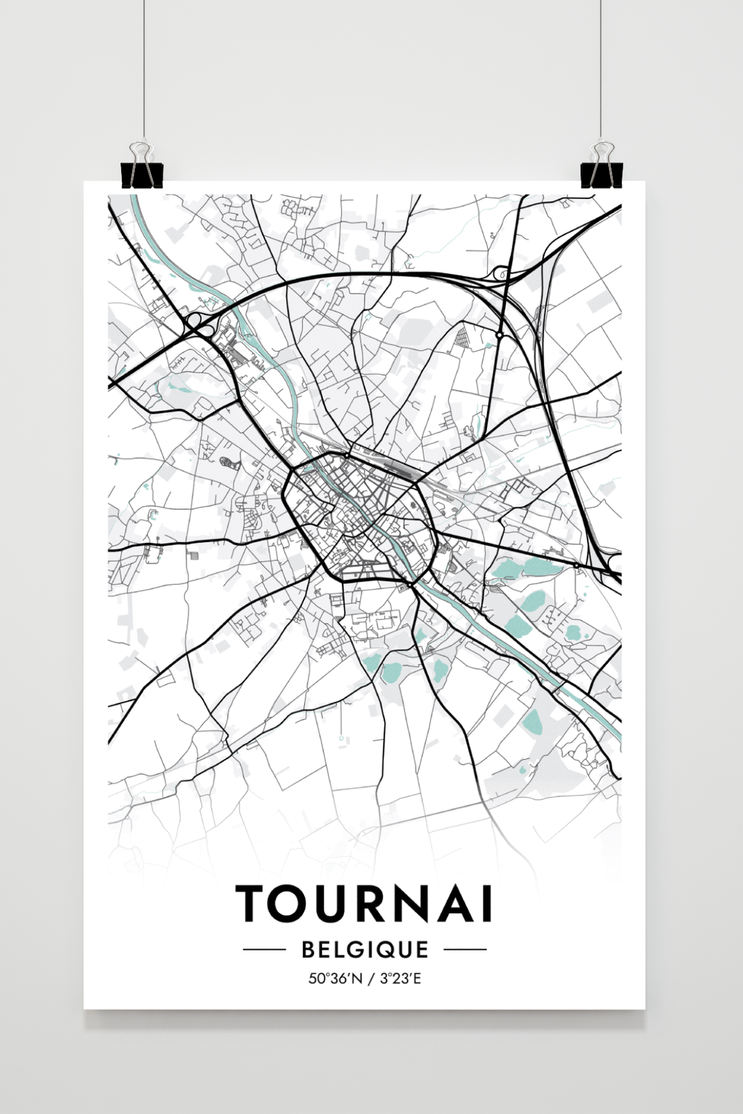 Tournai Map