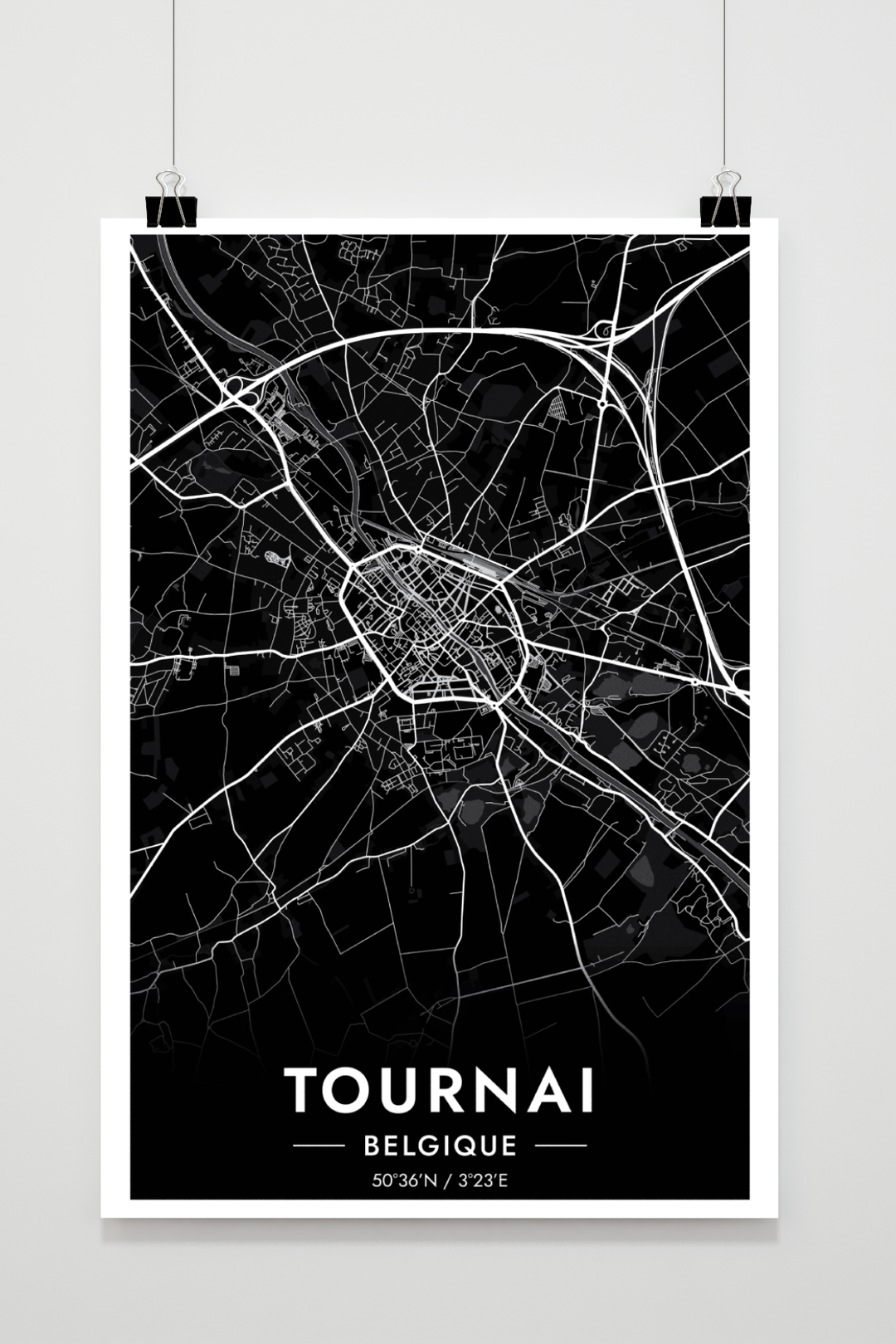 Tournai Map