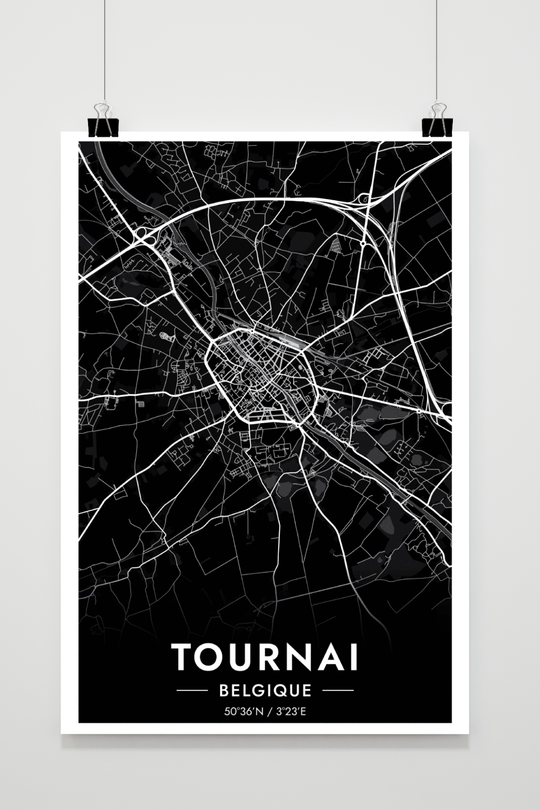 Tournai  Map