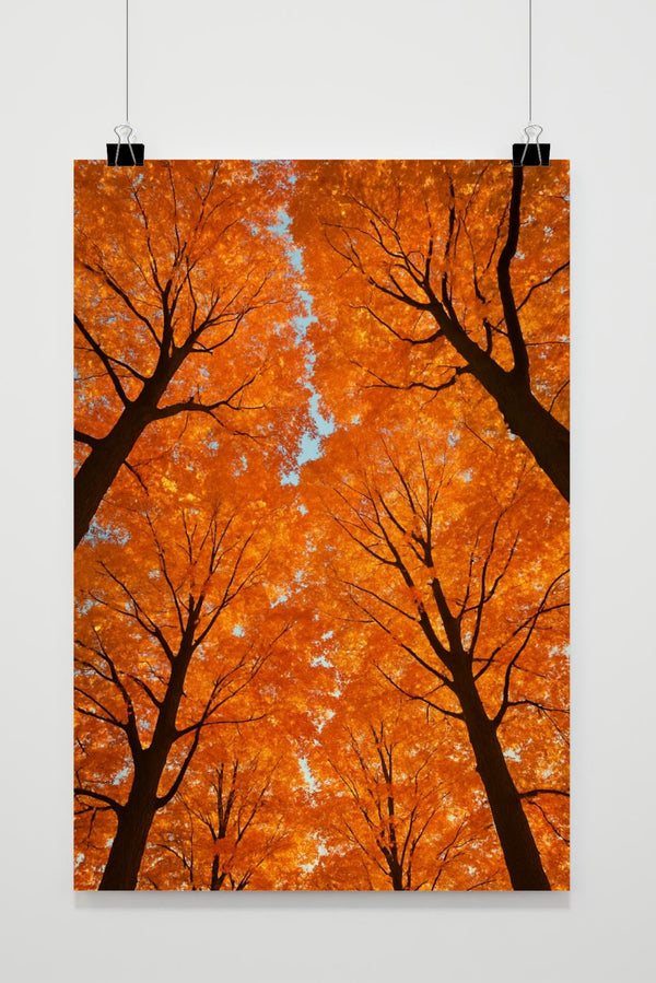 Affiche Maple Trees Autumn