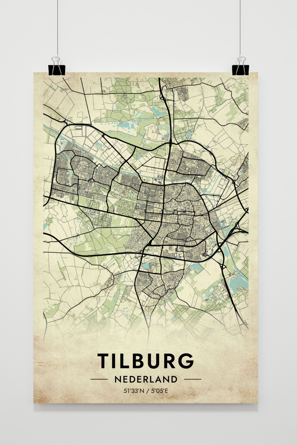 Tilburg-Karte