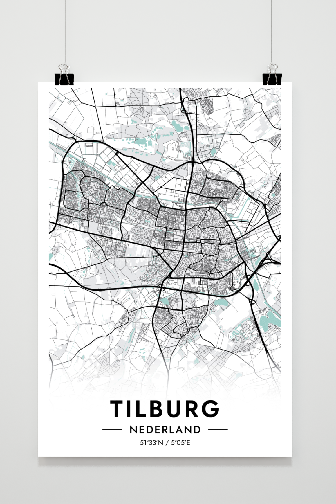 Tilburg-Karte