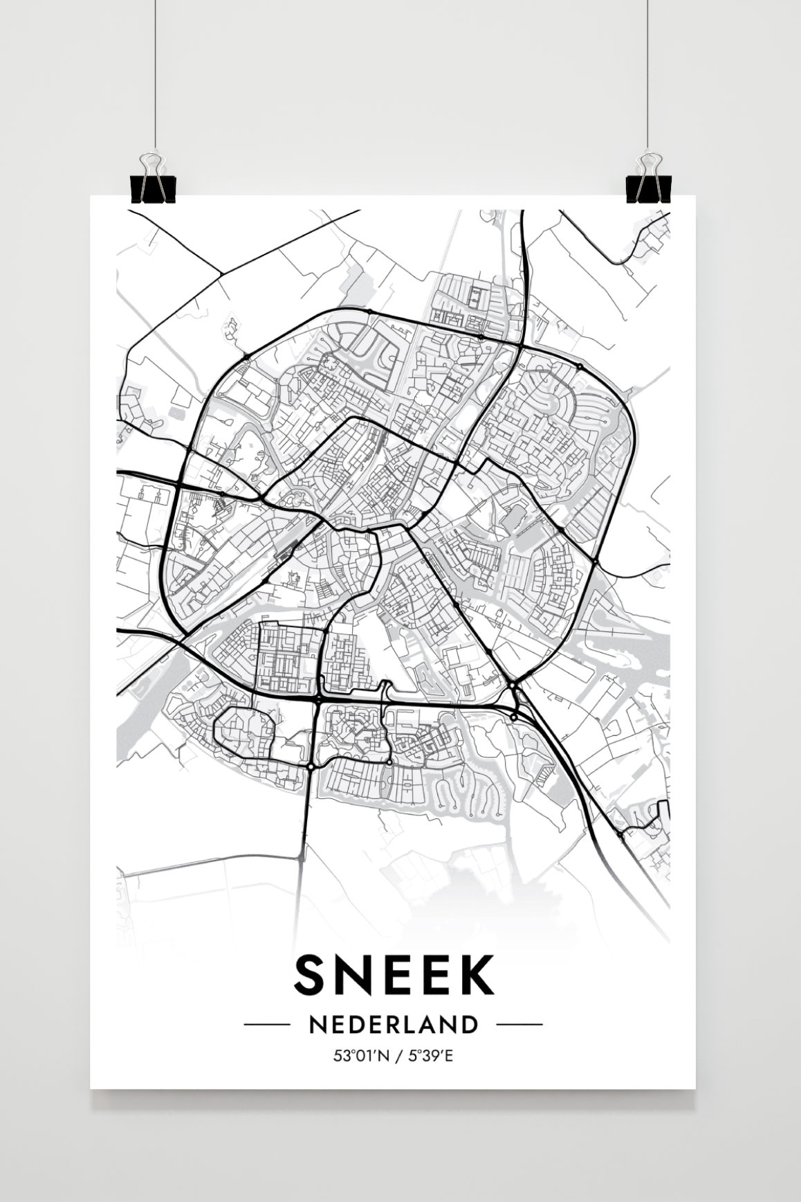 Sneek Map en un interior