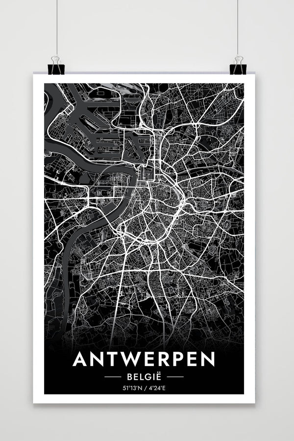 Antwerpen Map Poster