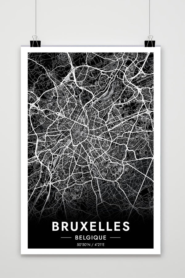 Brussel Map Poster