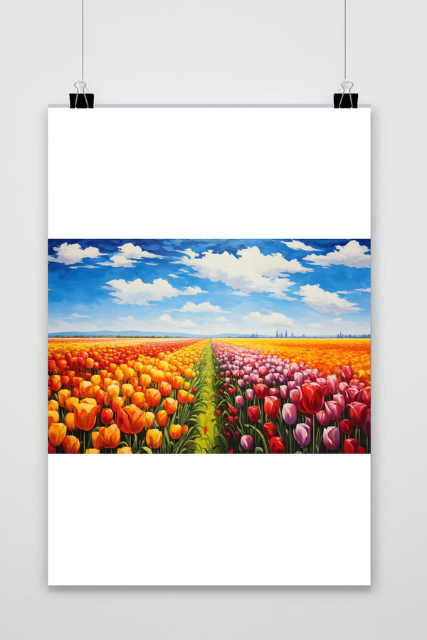 Tulpenvelden Poster