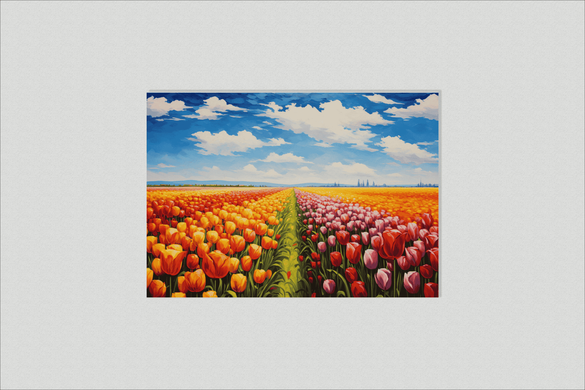 Tulpenvelden en un interior