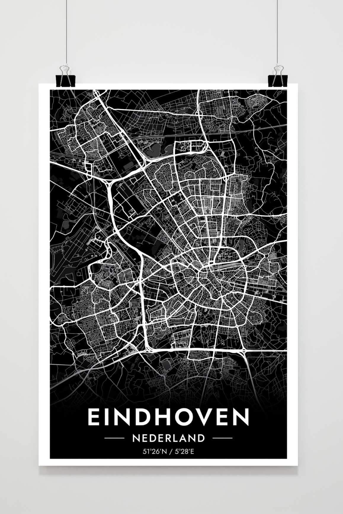 Eindhoven Map en un interior