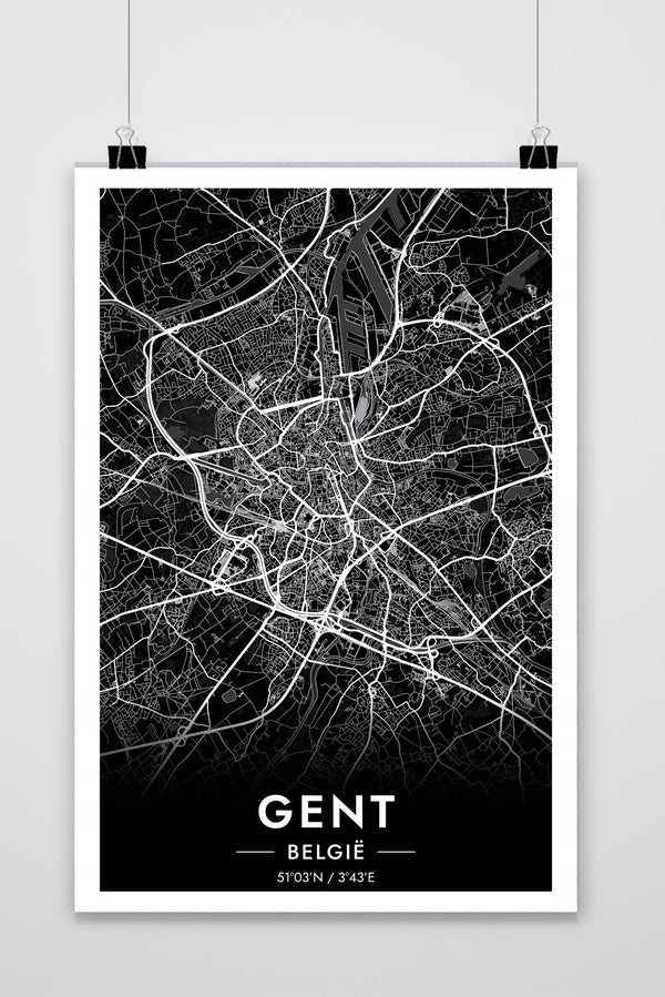 Gent Map Poster