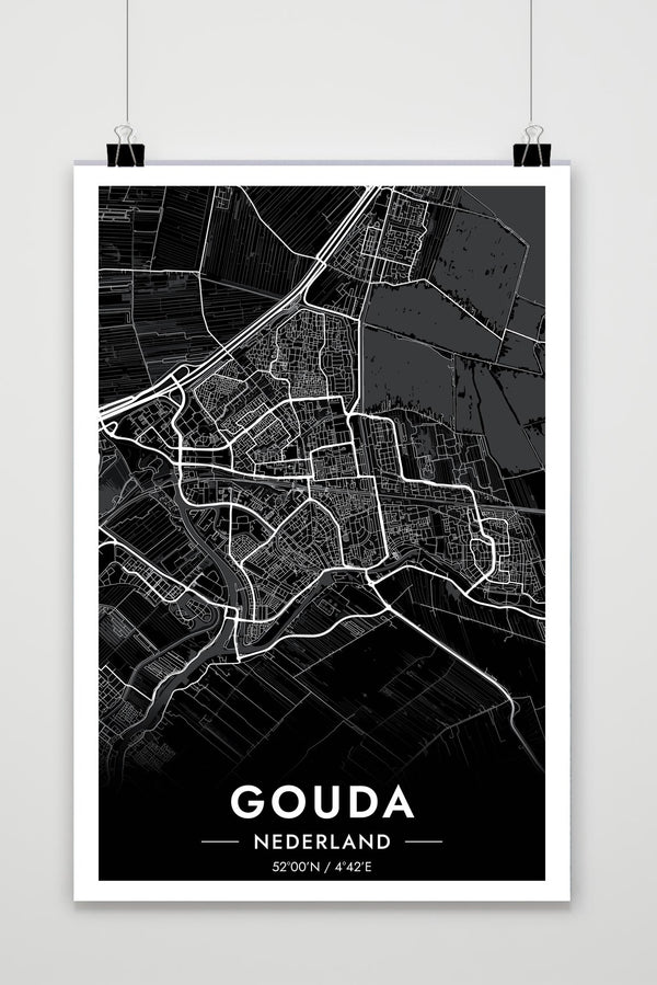 Gouda Map Poster