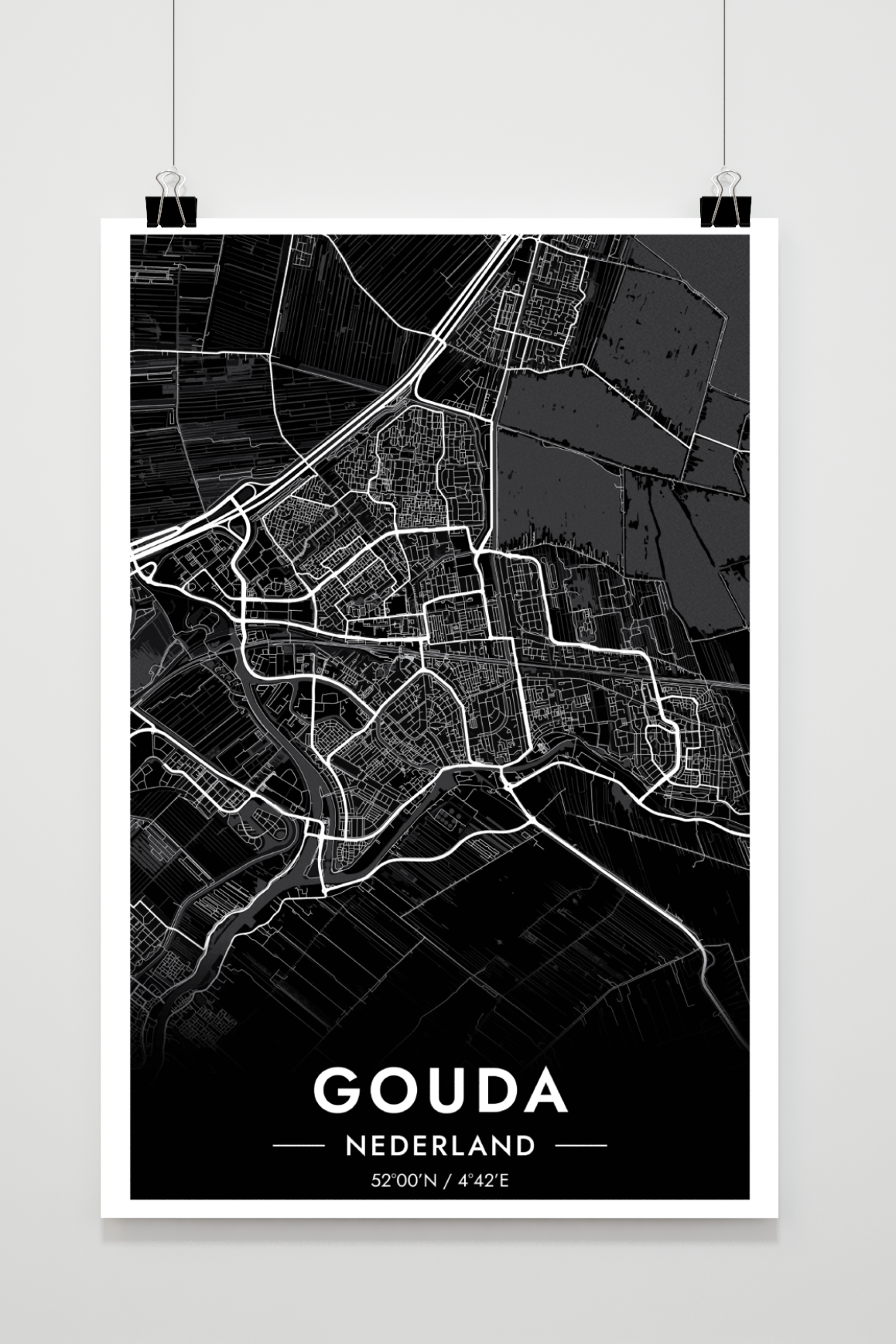 Gouda Map en un interior