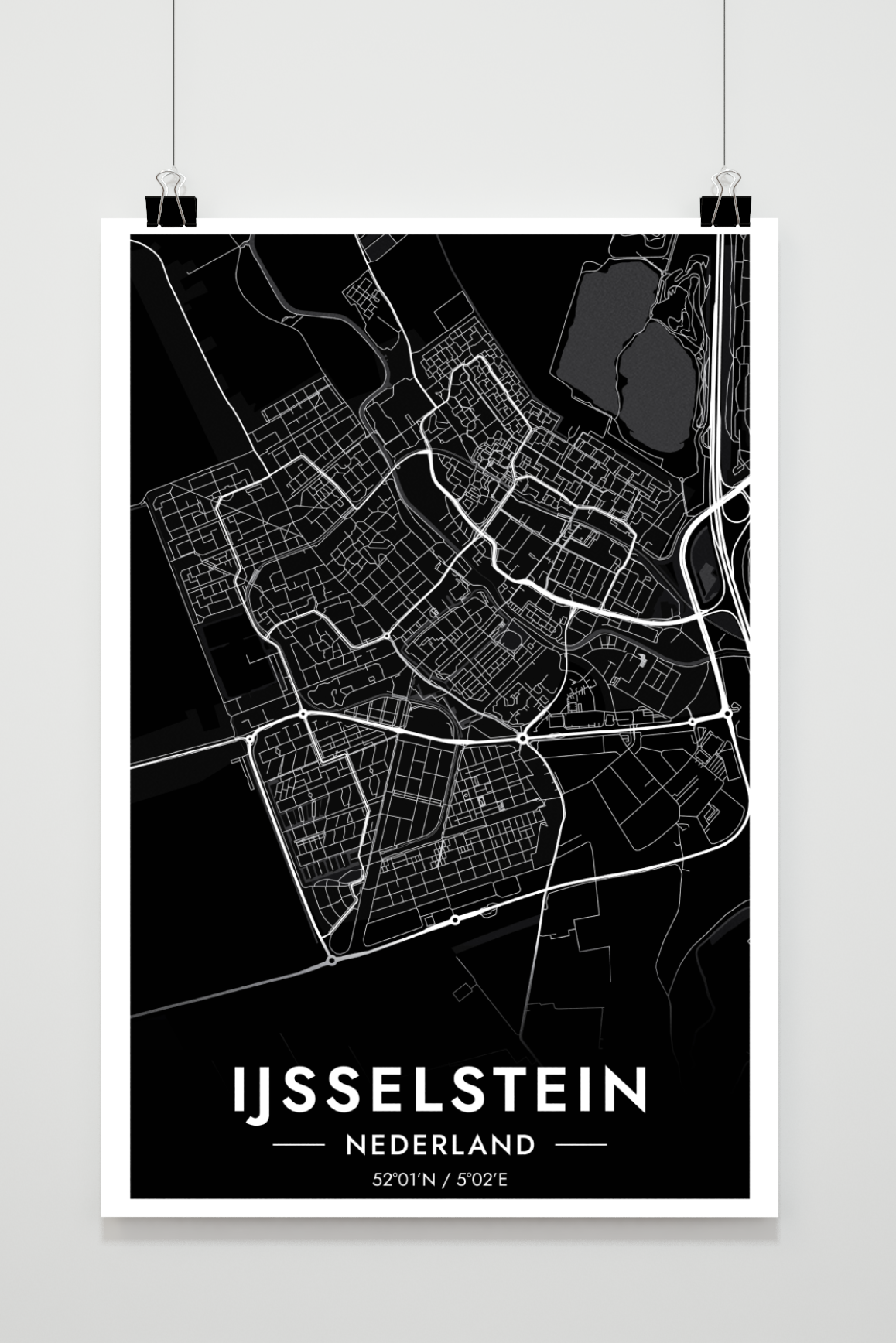Ijsselstein Map en un interior