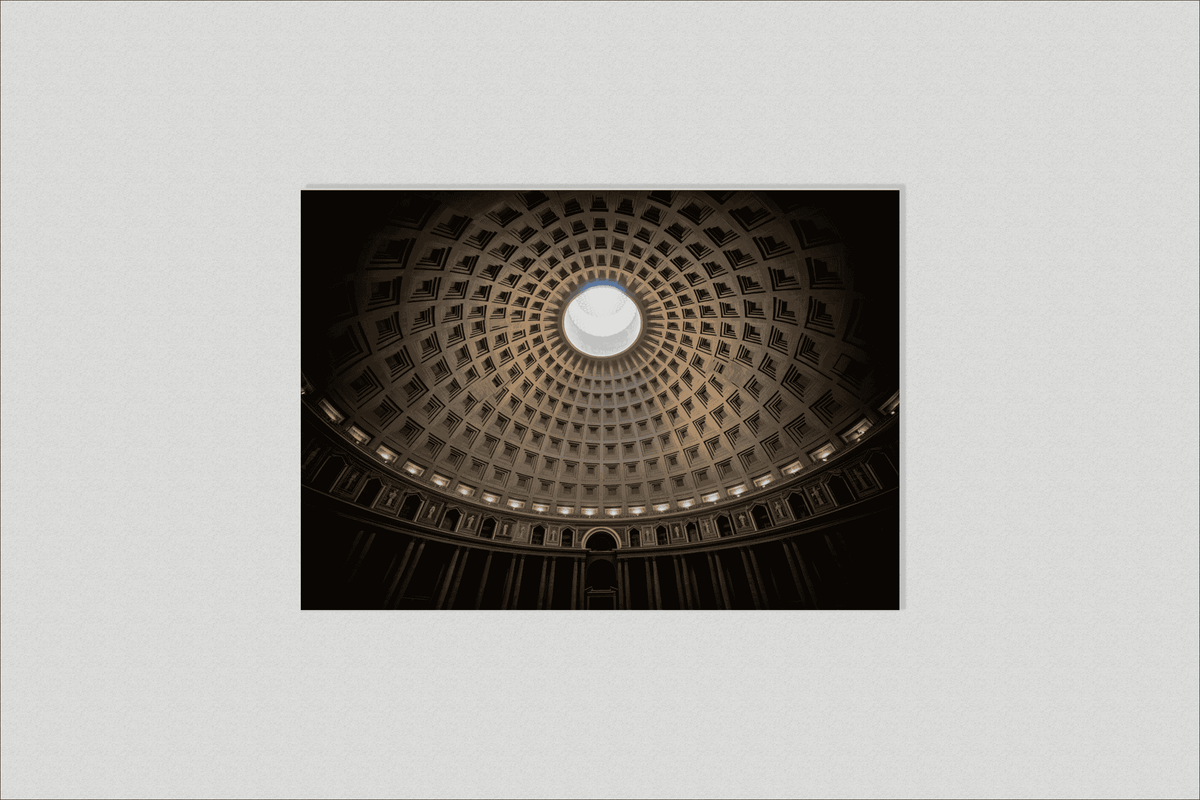 Pantheon en un interior