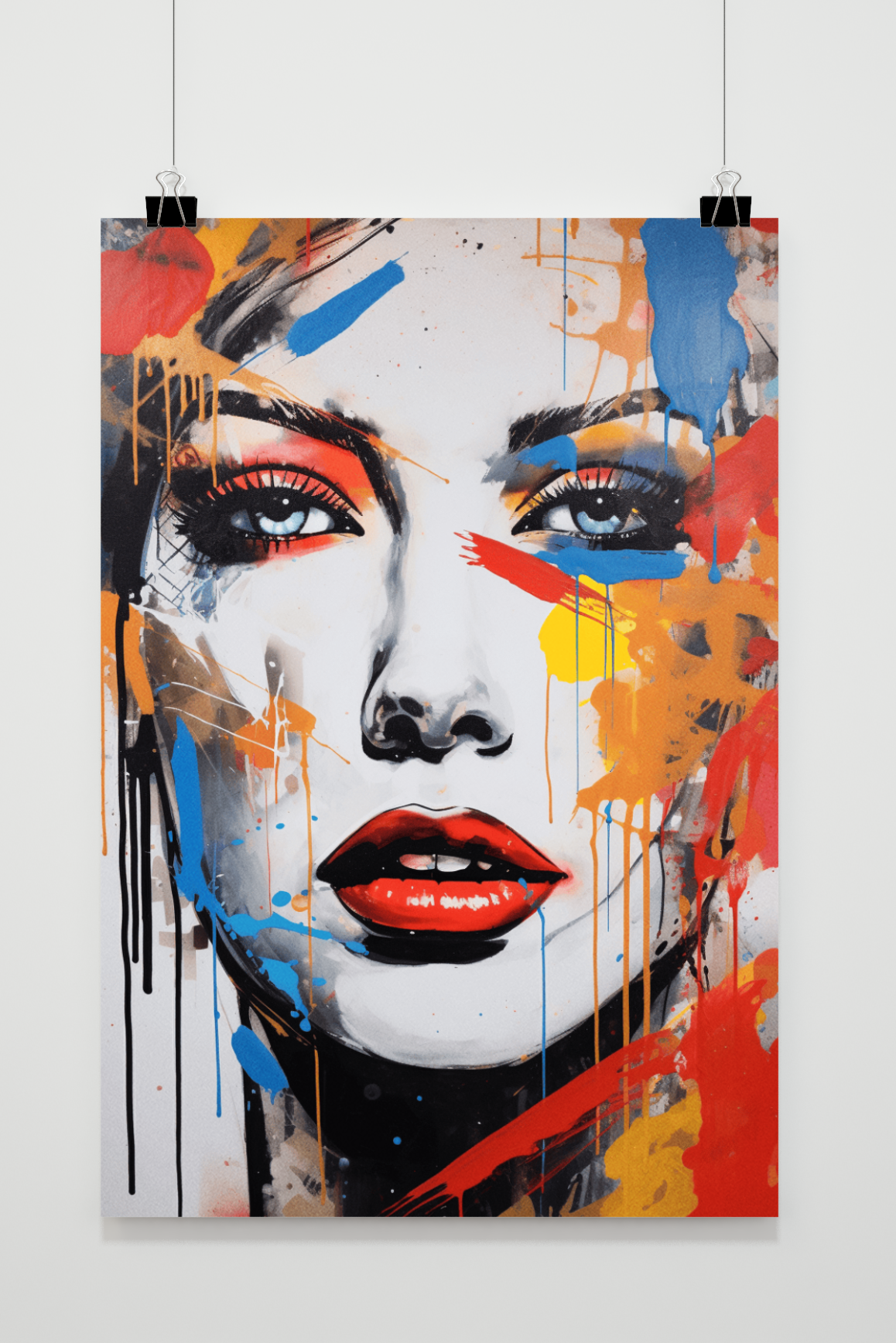 Póster Vrouw Verf de 25 Artstreet