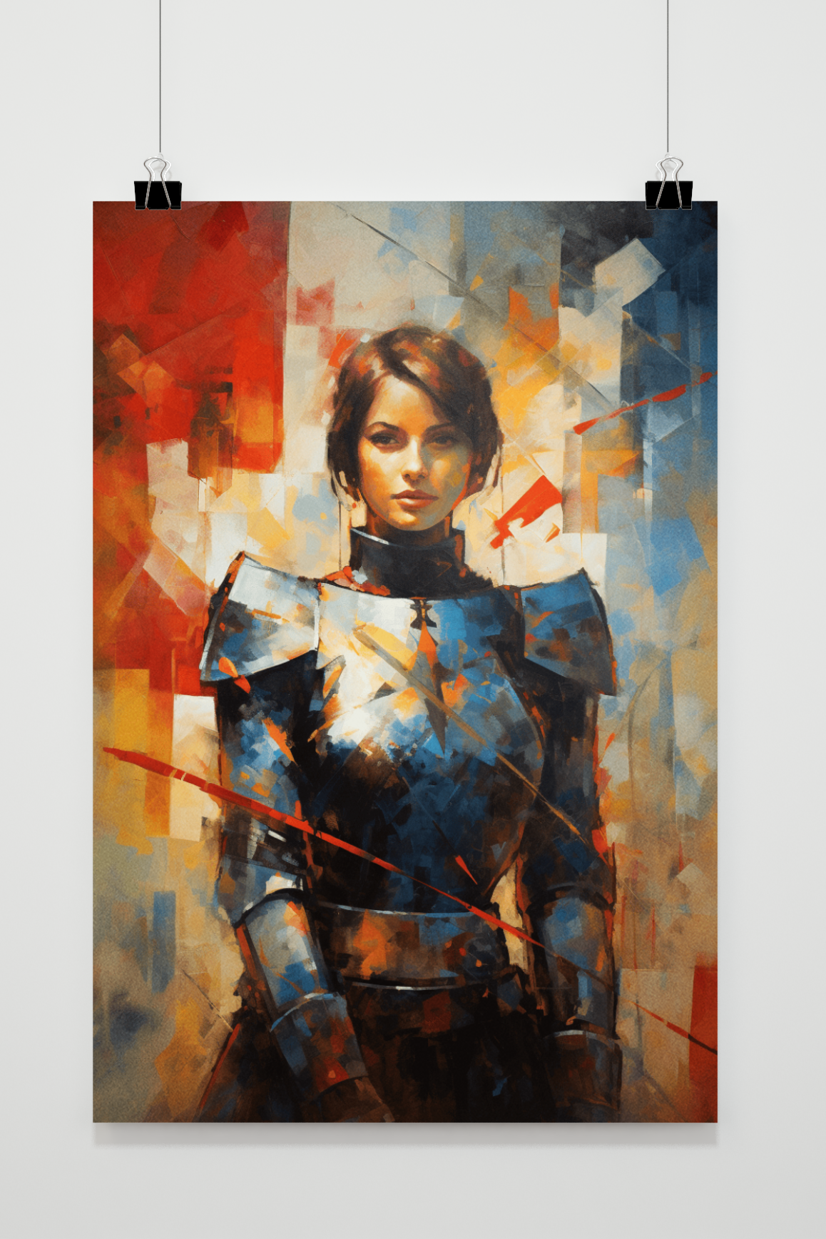 Póster Ridder Verf Vrouw de 25 Artstreet